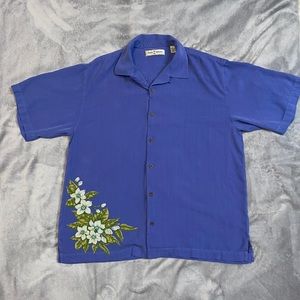 Tommy Bahama silk button down Hawaiian shirt